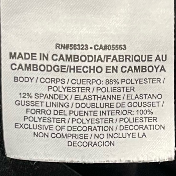 AX:  Nike Athletic Pants Black Sz S Polyester/Elastane Blend - Picture 6 of 8